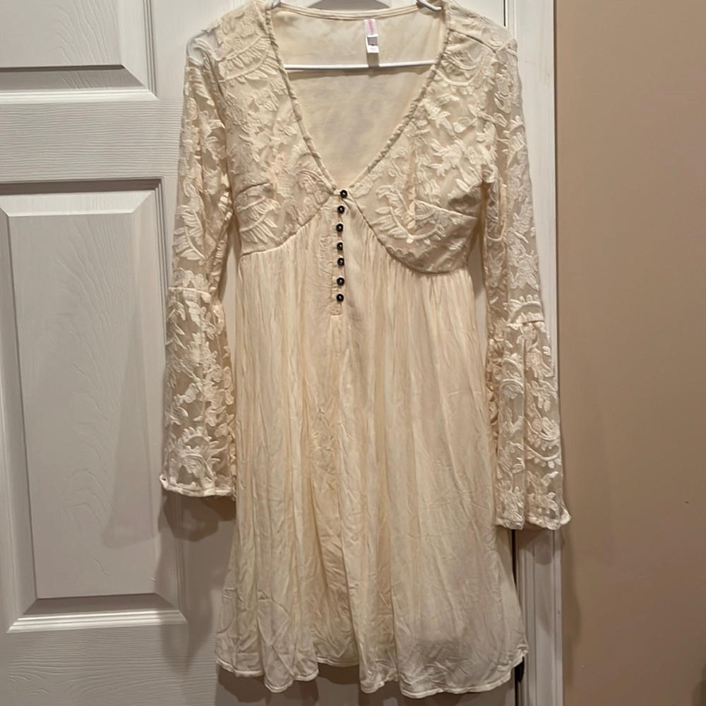 Crème bohemian dress from Target